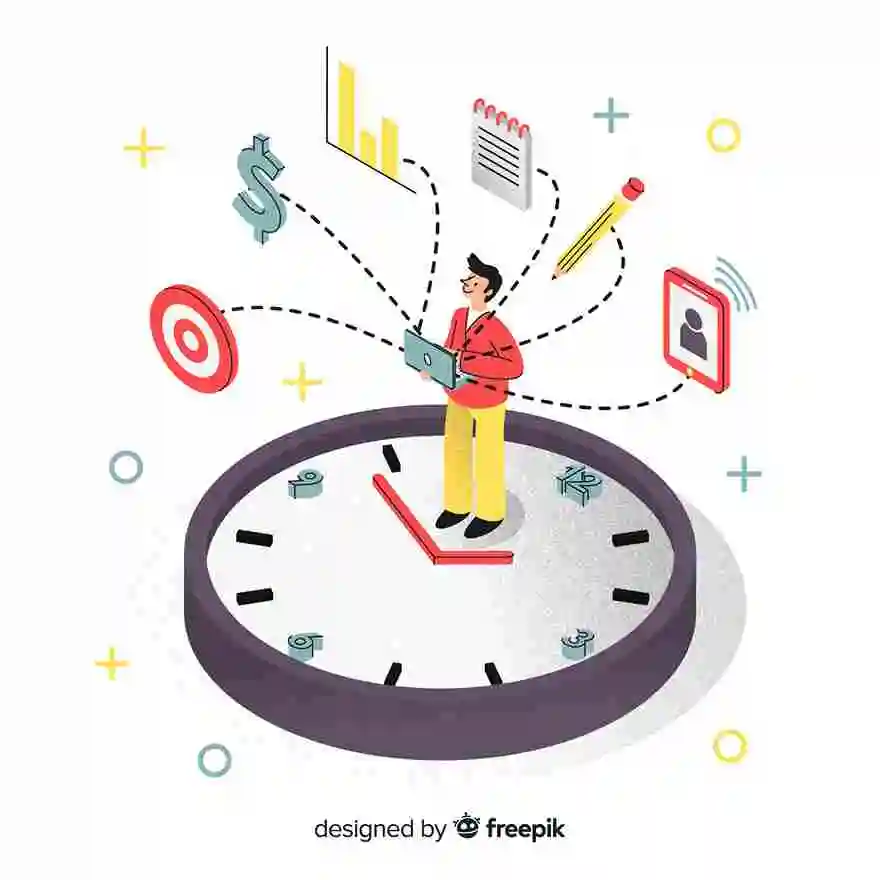 "Illustration of a compass and GPS guiding digital marketing strategy, symbolizing how to track the right KPIs to drive campaign success and business growth."